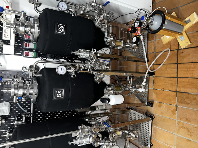 Unitank Setup mit CO2 Flasche