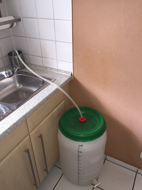 Wasser wird gesammelt