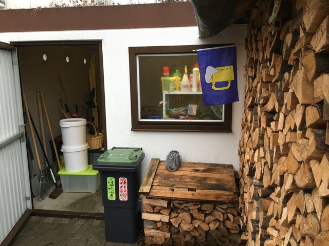 Natürlich wird beim Brauen geflaggt!