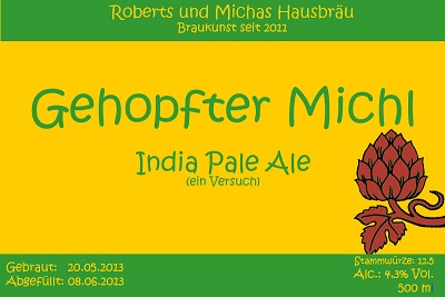 Ein gestopftes IPA (Willamette)