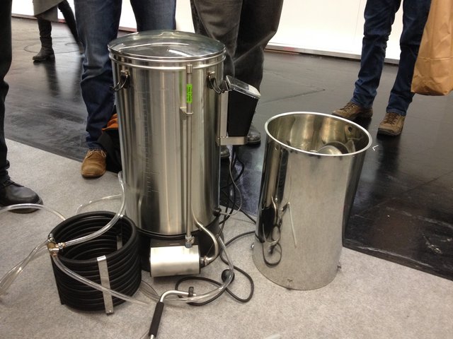 Grainfather, Malzrohr und Durchlaufkühler