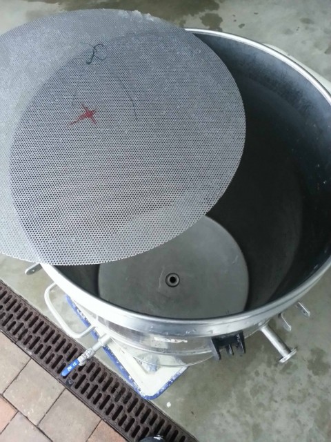 Läuterblechzuschnitt von Buchert (50 cm Durchmesser)