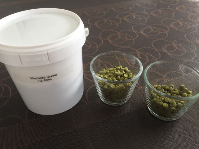 Hopfen vorbereitet ...