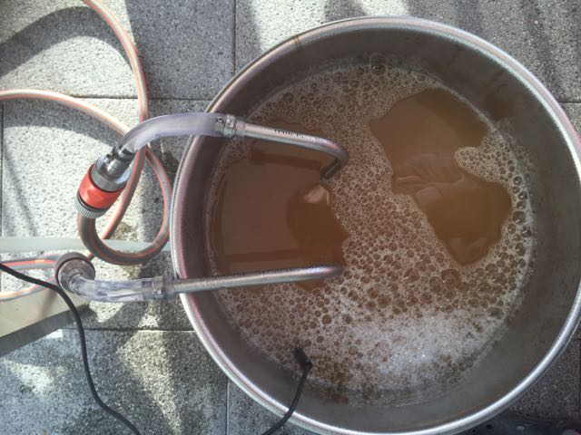 Gärfass mit Kühler ...