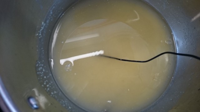 Polenta nicht vorgekocht bei 67°C eingemaischt