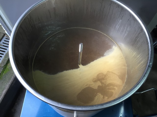 Hopfenkochen mit Hopfen aus der Hallertau...