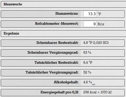 Umrechnung
