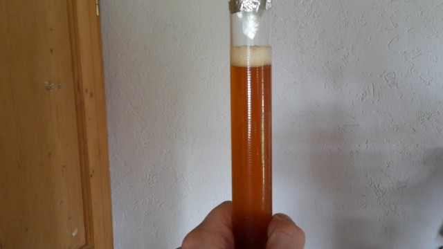 Im Spindelzylinder schauts recht Orange aus.