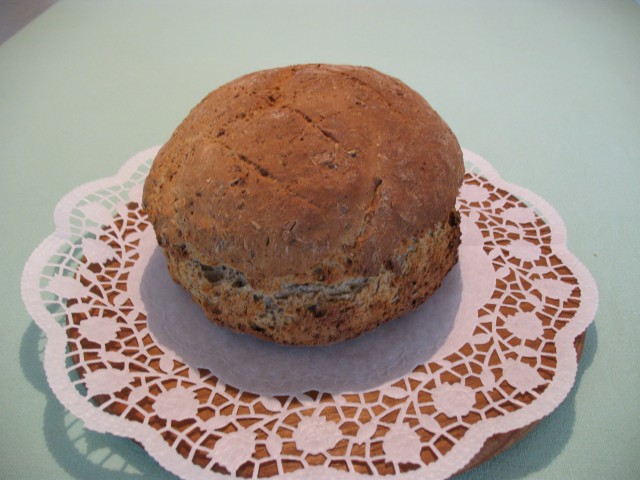 Und am Schluss noch ein Treberbrot, welches hervorragend geschmeckt hat