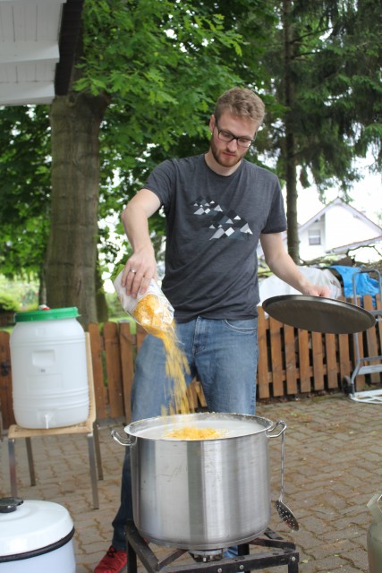 Corn Flakes dazu. Souverän gelöst