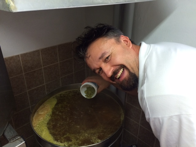 ..ich durfte auch was machen...