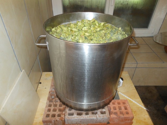 Hochheizung auf Kochtemperatur