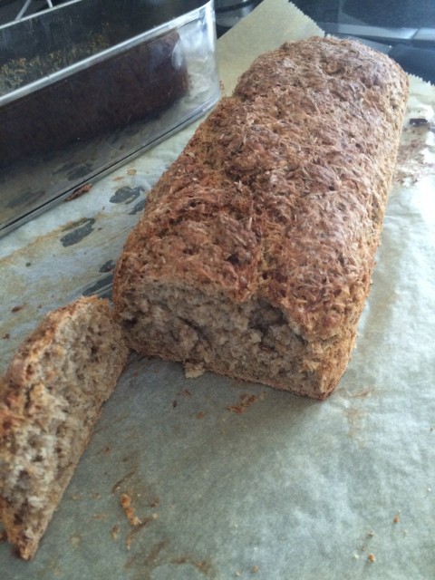 zwischenzeitlich ein Treberbrot gebacken