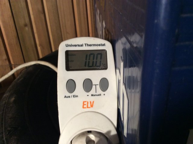 Temperaturanzeige