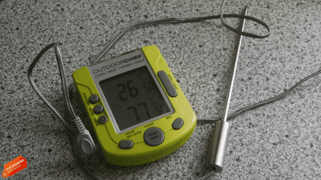 Bomben Start! Thermometer defekt...