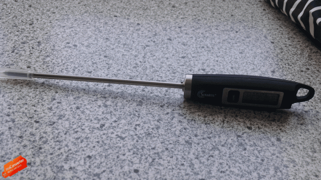 ...kein Super-Ersatz, aber immerhin ein Bratenthermometer kann aushelfen.