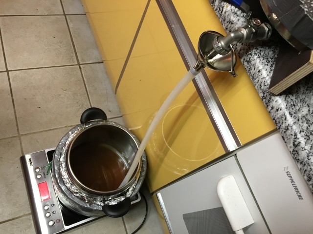 Wieder rein in die Pfanne...