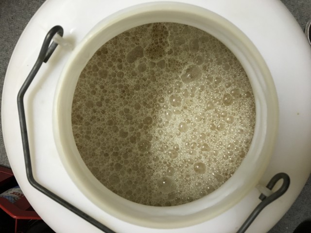 Nach 3,5 Tagen nur noch 7,8°P. Bin weiterhin geduldig...