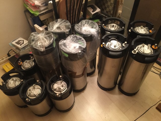 Ein paar Kegs saubermachen....