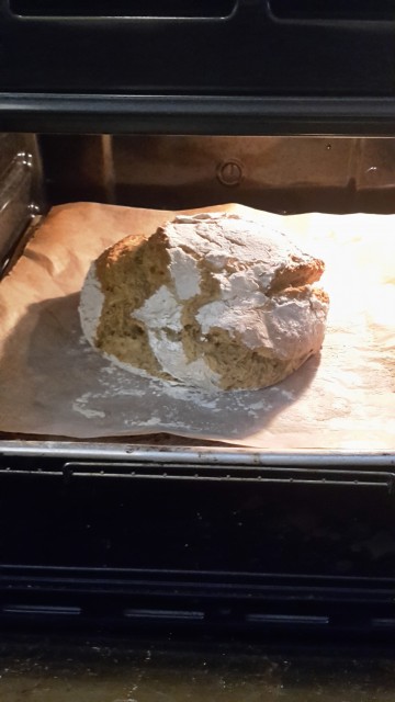 Das Brot ist auch schon fertig