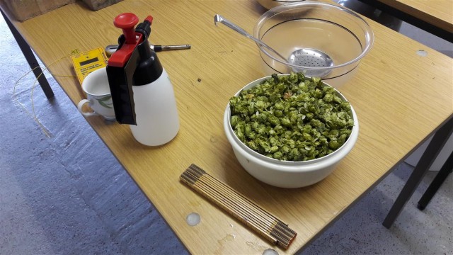 vorbereitete Aromagabe