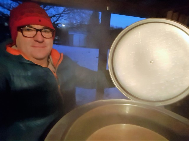 Brauen bei -15°C Aussentemperatur