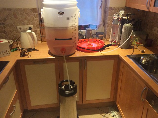 Abfüllung in Kegs