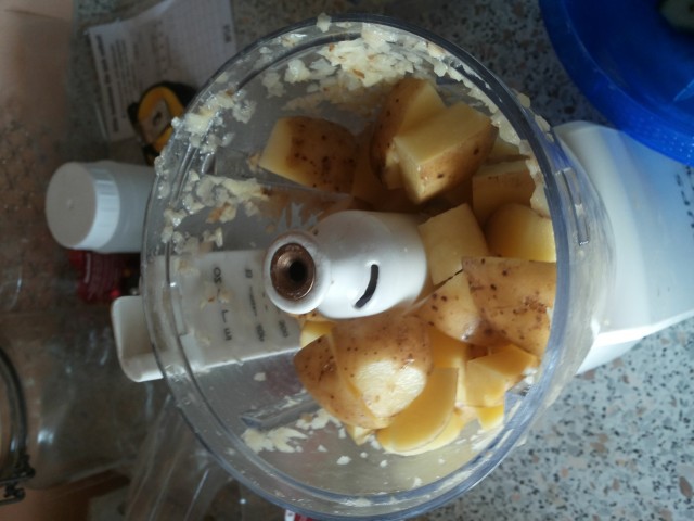 Der Mixer vor der Arbeit