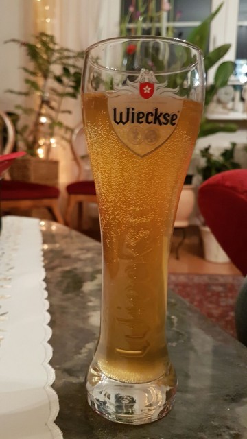 Bier aus der 0,33l Flasche.