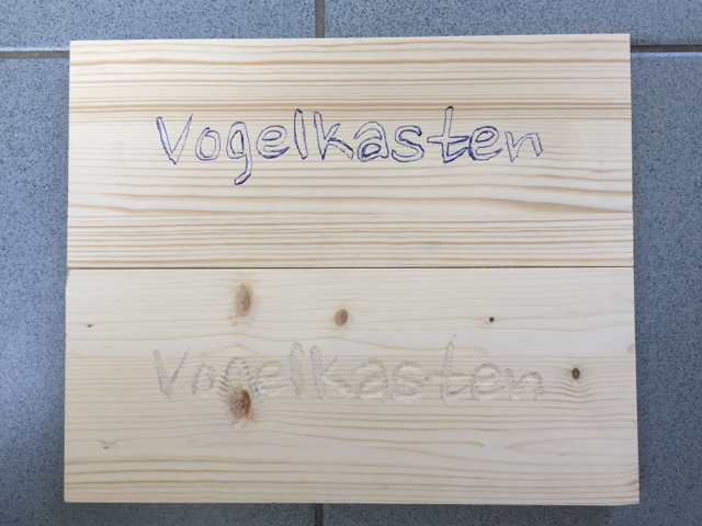 Seitenteil - gefräst