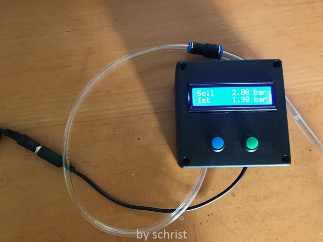 Fertiger Apparat - Soll-Ist-Anzeige