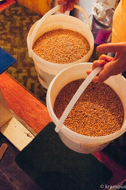 wb080717-2.jpg (249.64 KiB) 6132 mal betrachtet Das Weizenmalz war ok, fürs Wiener etwas zu wenig