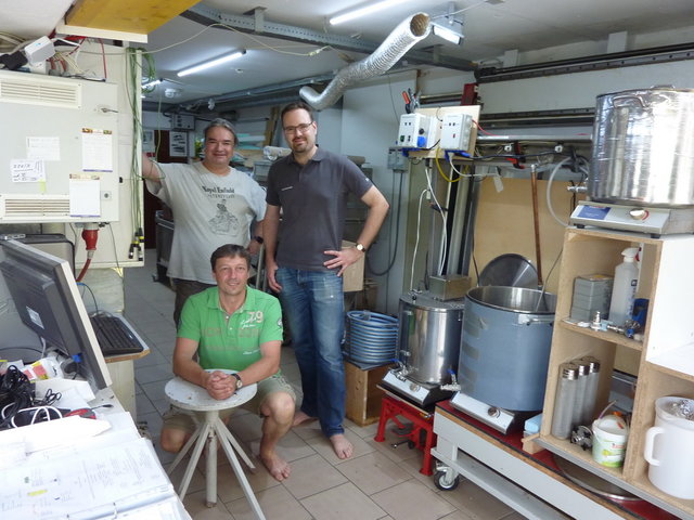 Start-Brautag Westvleteren Blond mit Stephan,Alex,Alex und mir