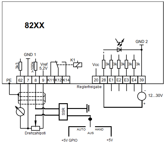 Angedachte Schaltung...