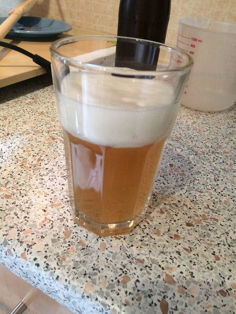 Das erste fertige Bier