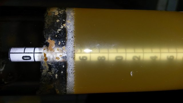Spindelwert bei 20°C vor dem Schütteln