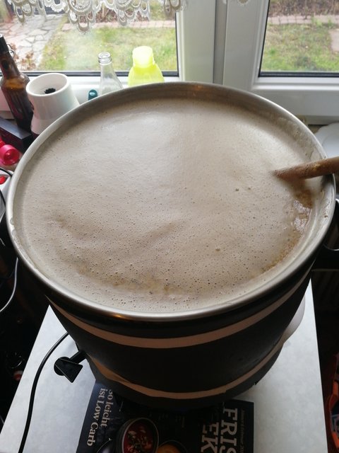 Ein maischen, Pfanne voll