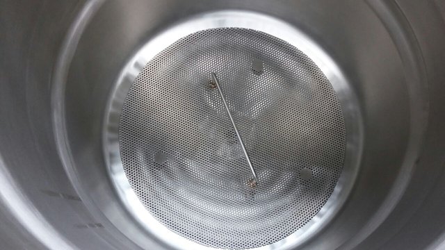 Läuterbottich mit Läuterblech