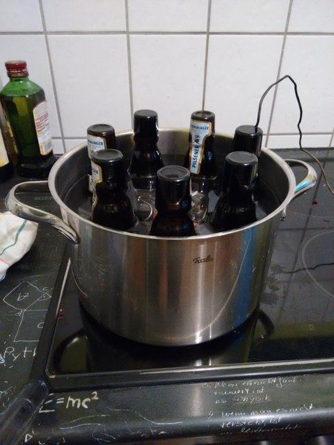Flaschen sterilisieren