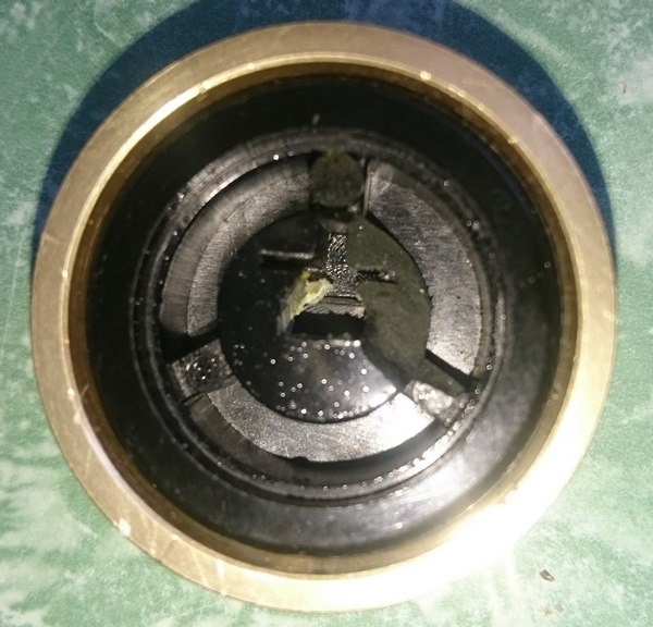 Drehknopf von hinten