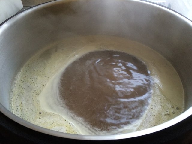 IMG_4751.JPG (1.1 MiB) 7549 mal betrachtet wallendes Kochen. nicht wirklich beeindruckend bei 40l Ausschlag. Sieht aber bei 55l Ausschlag genauso aus (nur voller ;) )