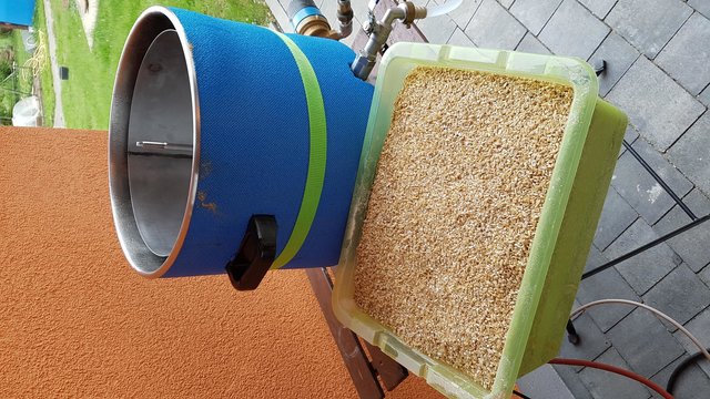 Schüttung 4kg Pilsner, 1kg Wiener und 0,5kg CaraPils