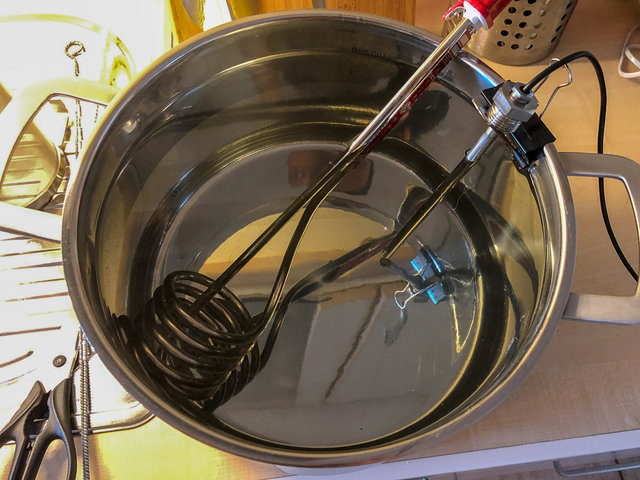Nachgussheizer (10l IKEA mit Heizstab)