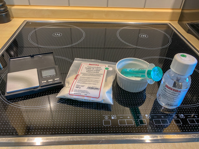 Brauwasser einstellen