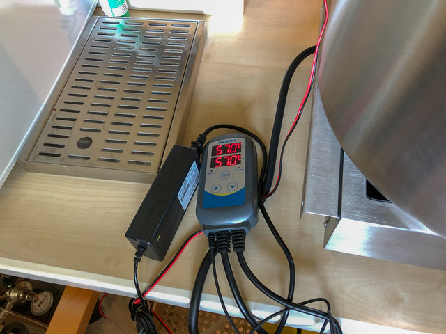 Einmaischtemperatur erreicht