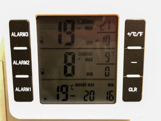 Temperaturen im Keller