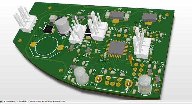 Magnetrüher-8.jpg (151.85 KiB) 36446 mal betrachtet Die Platine hat eine Größe von 78,5 x 50 mm. Q4 und U2 werden vom Lüfter gekühlt.