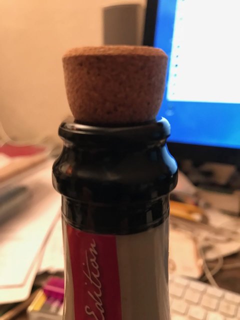Rodenbach Flasche neu verkorkt...