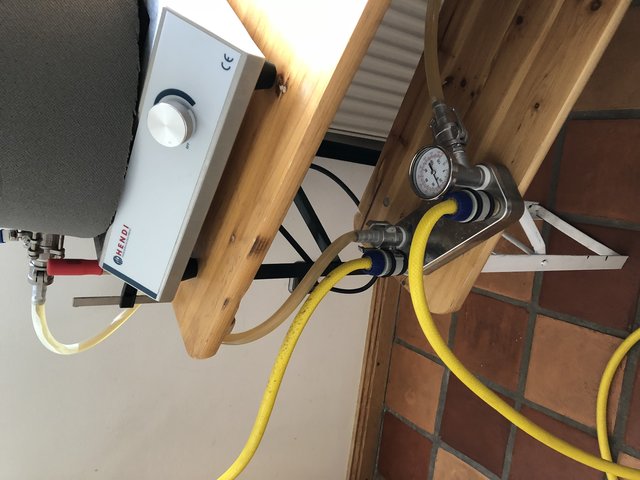 Plattenkühler in Aktion