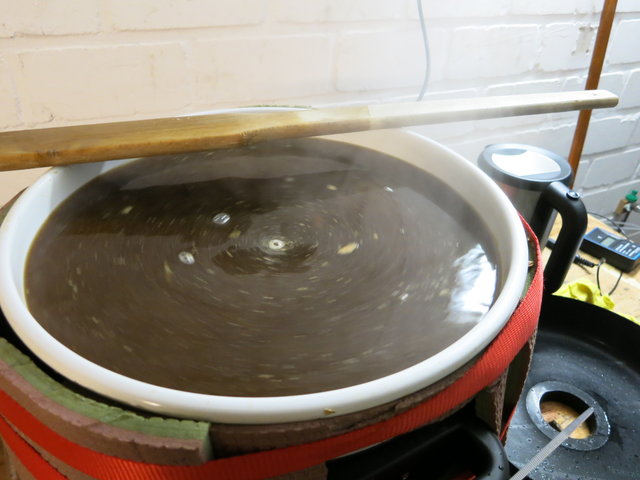 Nach weiteren 20 Minuten den Whirlpool angedreht.